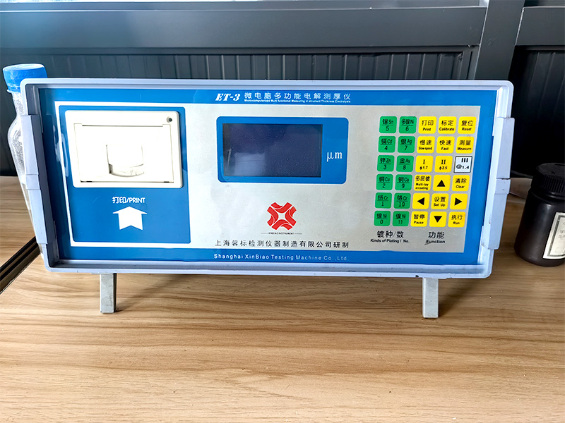 Tykkelse Test af elektropletteringslag